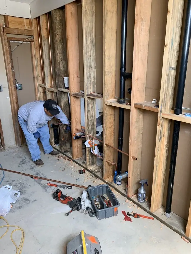 Commercial rough-in plumbing for Gas Line Repair in Boonville
